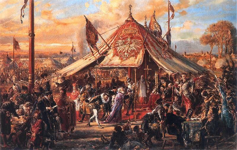 Jan Matejko The Republic at Zenith of Power. Golden Liberty. Election A.D. 1573.